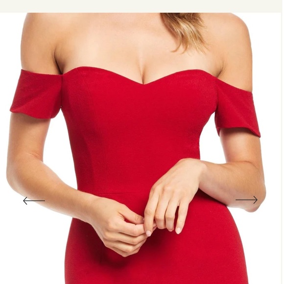 Dress the Population | Bailey Dress | Garnet - Picture 2 of 6